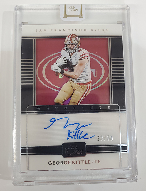 George Kittle 2019 Panini Donruss Elite Start Status Insert Card