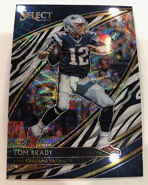 Tom Brady 2020 Panini Select Field Level Orange Die Cut Patriots