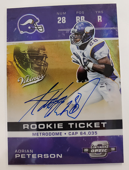 The Panini America Quality Control Gallery: 2019 Contenders Optic ...