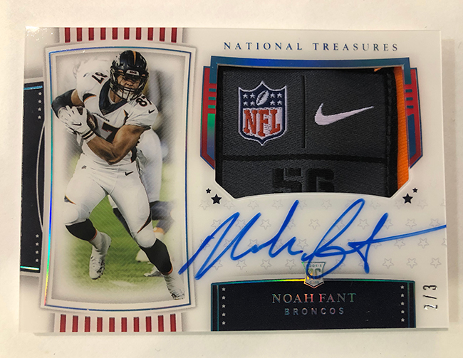 2019 Panini National Treasures Football Tremendous JERSEY #TT-AM Anthony  Miller 71/99 at 's Sports Collectibles Store