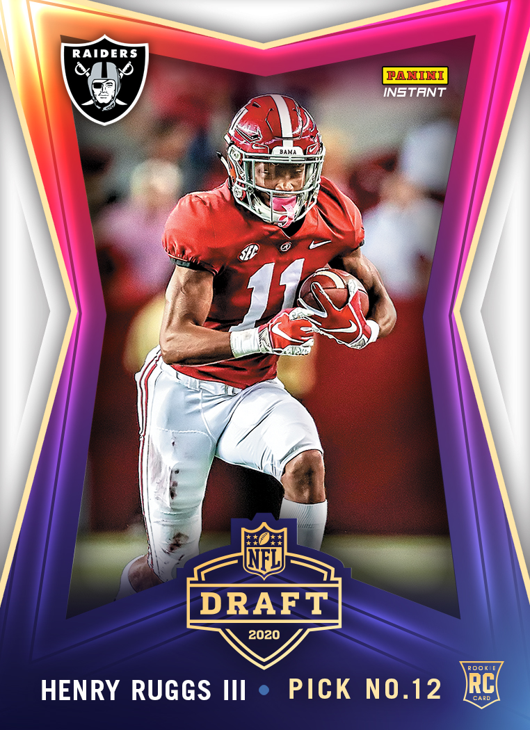 Drafted One Minute, Rookie Cards the Next: Panini Instant is Ready for the  2020 NFL Draft – The Knight's Lance