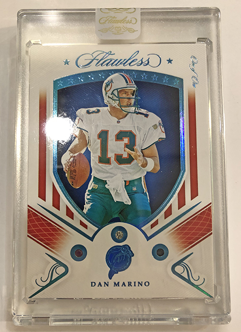 2016 Panini Flawless Honors Dan Marino 1/1 Auto Dolphins - Body Logic