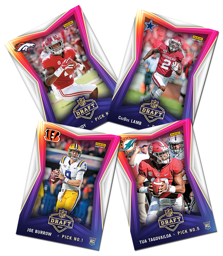 Drafted One Minute, Rookie Cards the Next: Panini Instant is Ready for the  2020 NFL Draft – The Knight's Lance