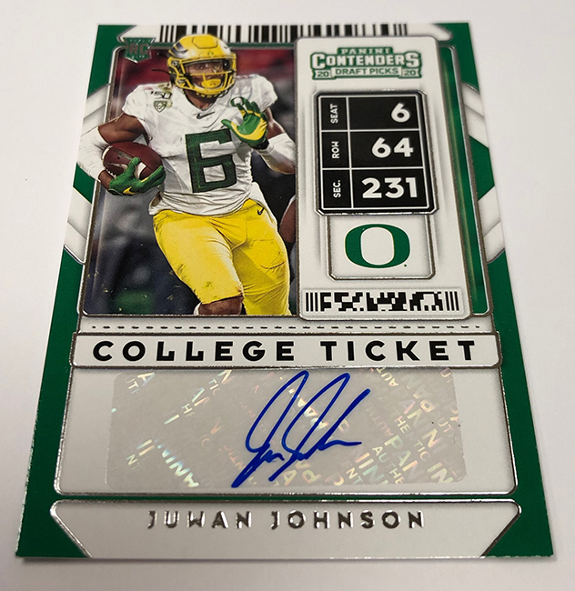 The Panini America Quality Control Gallery: 2021 Contenders Draft Picks  Football – The Knight's Lance