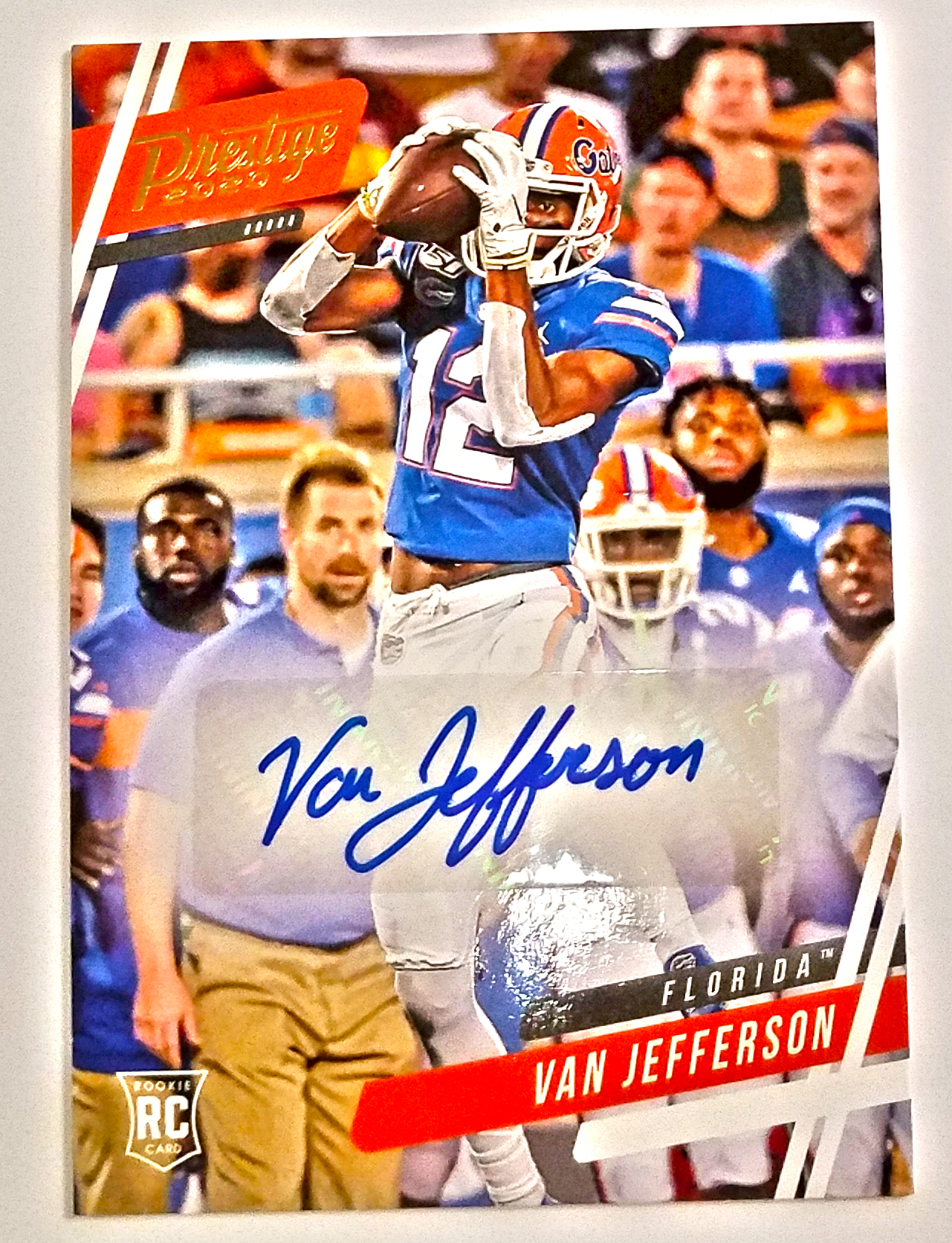 Van Jefferson Autographed 2020 Panini Chronicles Draft Picks