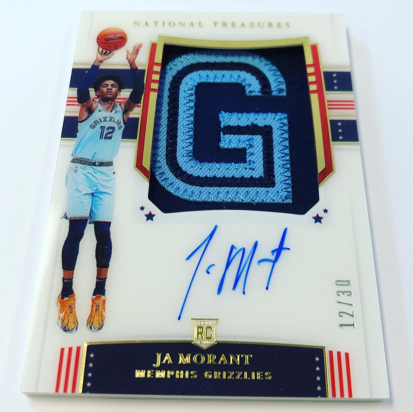 2019-20 National Treasures Basketball 1st Off The Line Premium