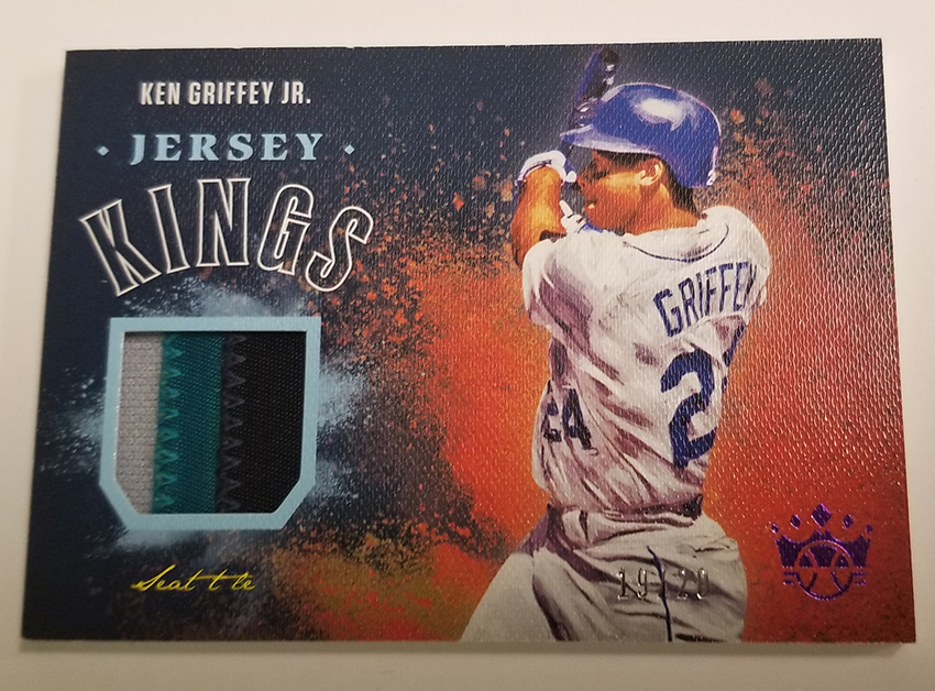 2022 Ken Griffey Jr. National Treasures Hall of Fame Jersey Patch Booklet  /49