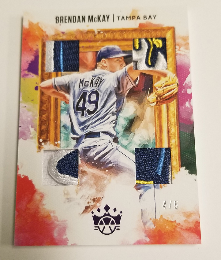 2020 Diamond Kings Baseball DK Quad Materials #DKQ-CK Clayton