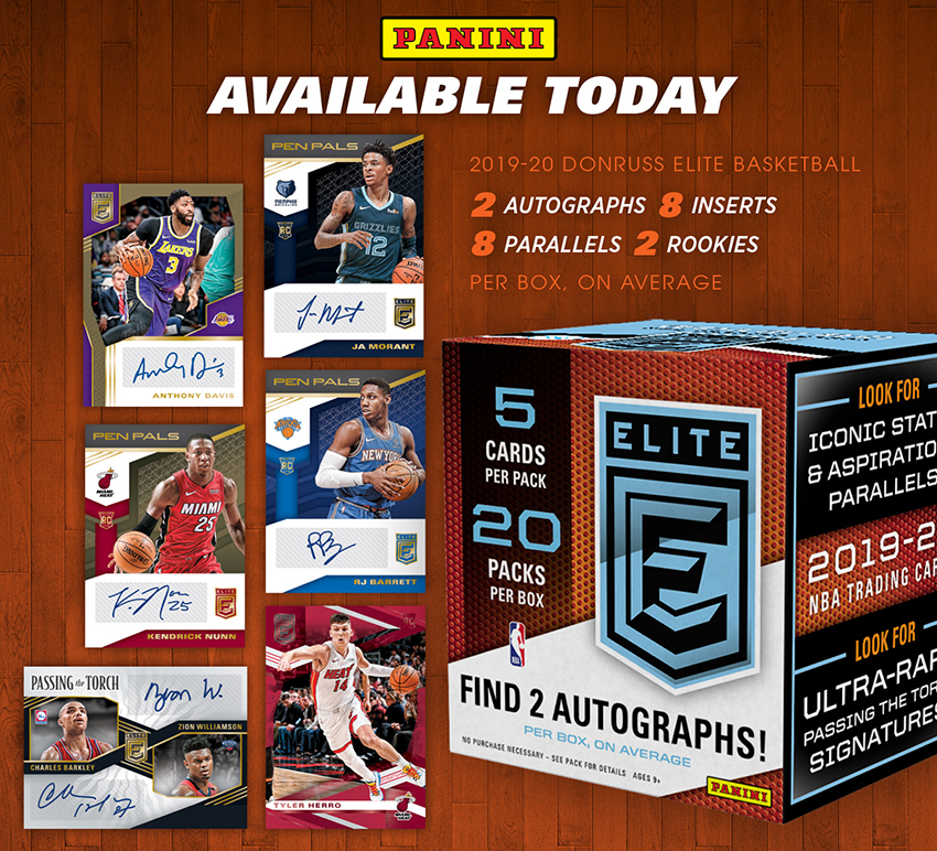 2020-21 Panini Donruss Elite Basketball Hobby Box - 2020-21 - US