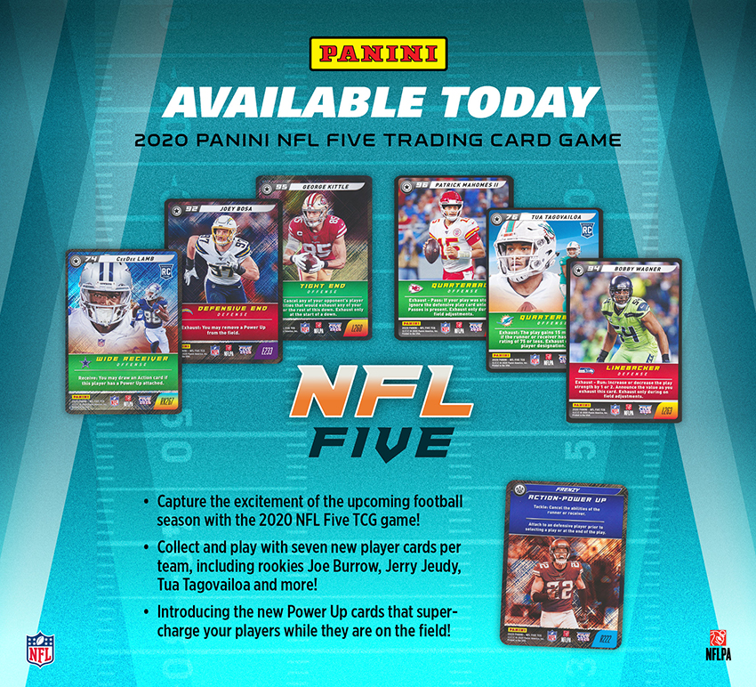 2020 Panini NFL Five A Shaq Thompson #C7 Carolina Panthers