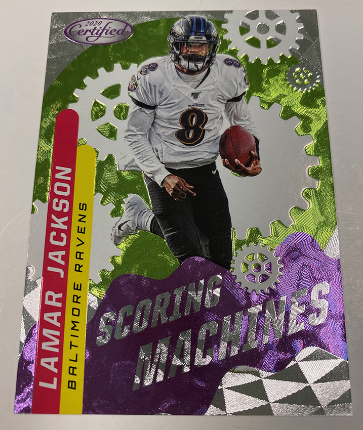 2020 Panini Prestige League Leaders Game Used Jersey XTRA Points Green  Lamar Jackson Football Card Baltimore Ravens at 's Sports  Collectibles Store