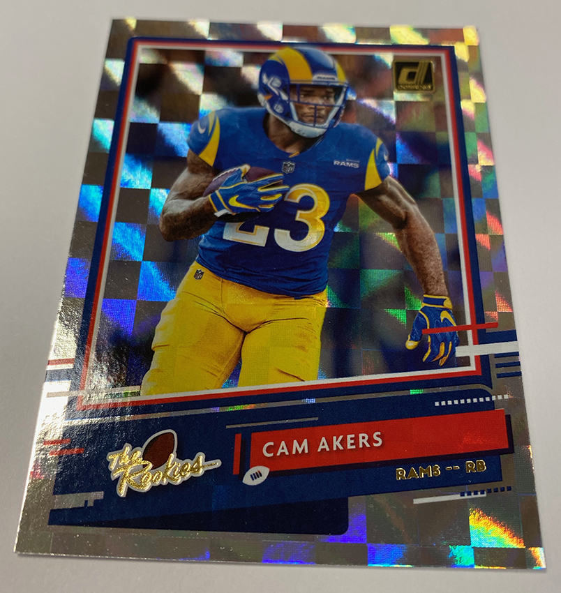 2021 Panini Illusions Highlight Swatches Cam Akers RAMS JERSEY PATCH - LA  RAMS