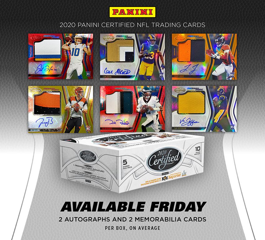 2020 Panini Certified Football Hobby 24 Box Case