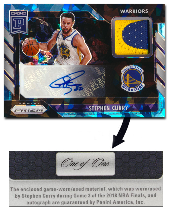 Steph Curry's NBA Finals jersey makes latest Panini Eternal card
