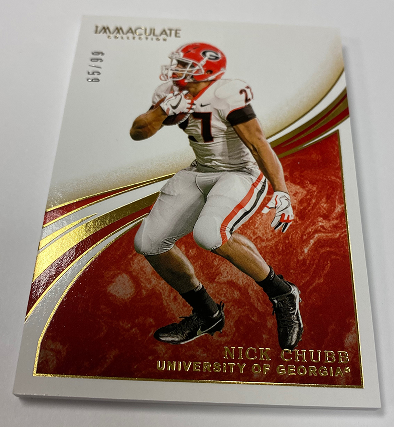 The Panini America Quality Control Gallery: 2021 Immaculate Collegiate  Football – The Knight's Lance