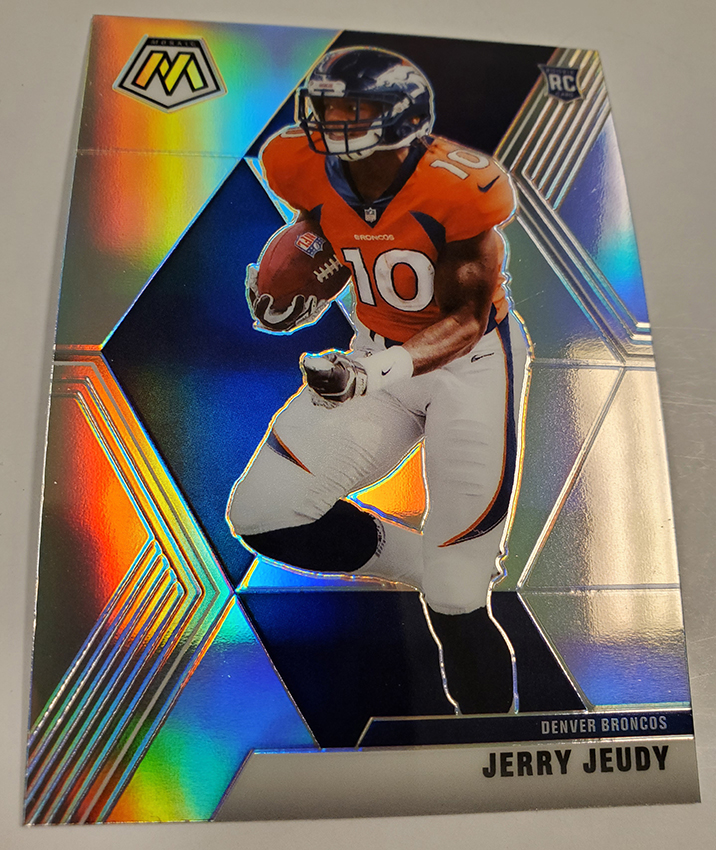 JERRY JEUDY 2021 NFL Mosaic YELLOW REACTIVE PRIZM #68 Denver