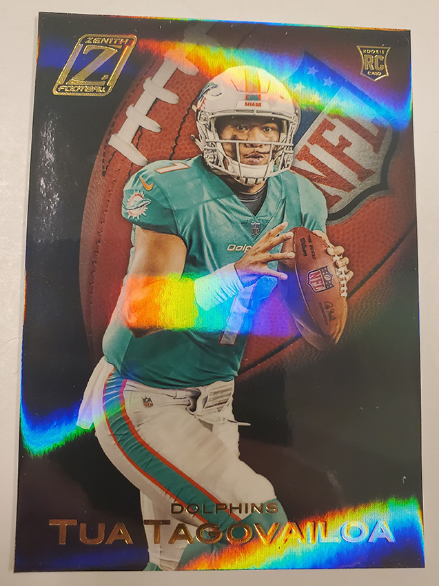 2022 Panini Zenith Tua Tagovailoa # 5 Miami Dolphins