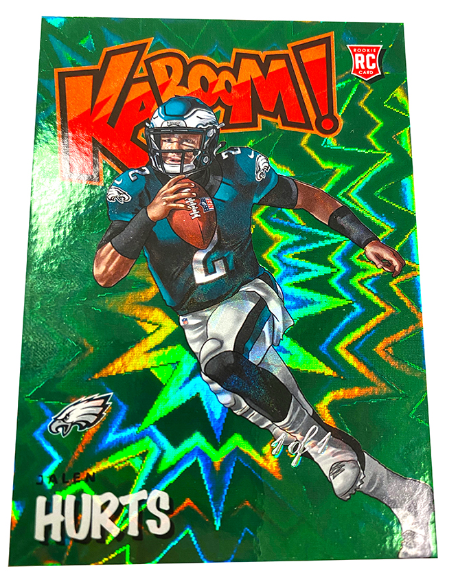 Sold at Auction: AUTHENTIC JALEN HURTS SIGNED KABOOM RC LIMITED