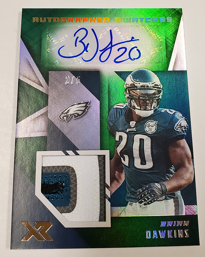 2017 Panini Contenders Optic - Hall of Fame Contenders - Gold #HOF-2 - Brian  Dawkins /10