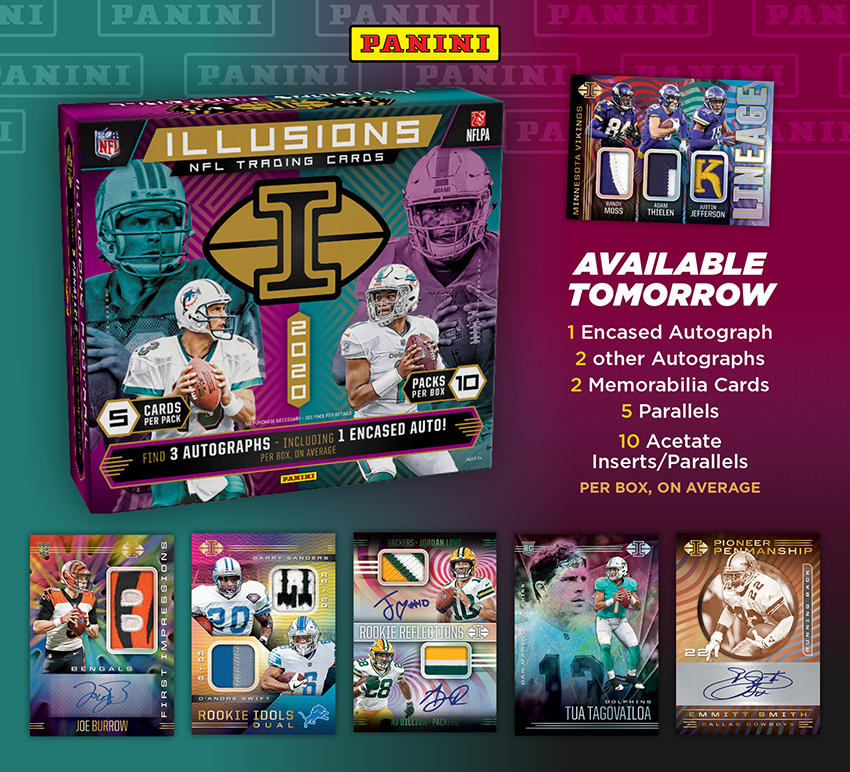 2022 Panini Illusions Football Jumbo Value Pack Box