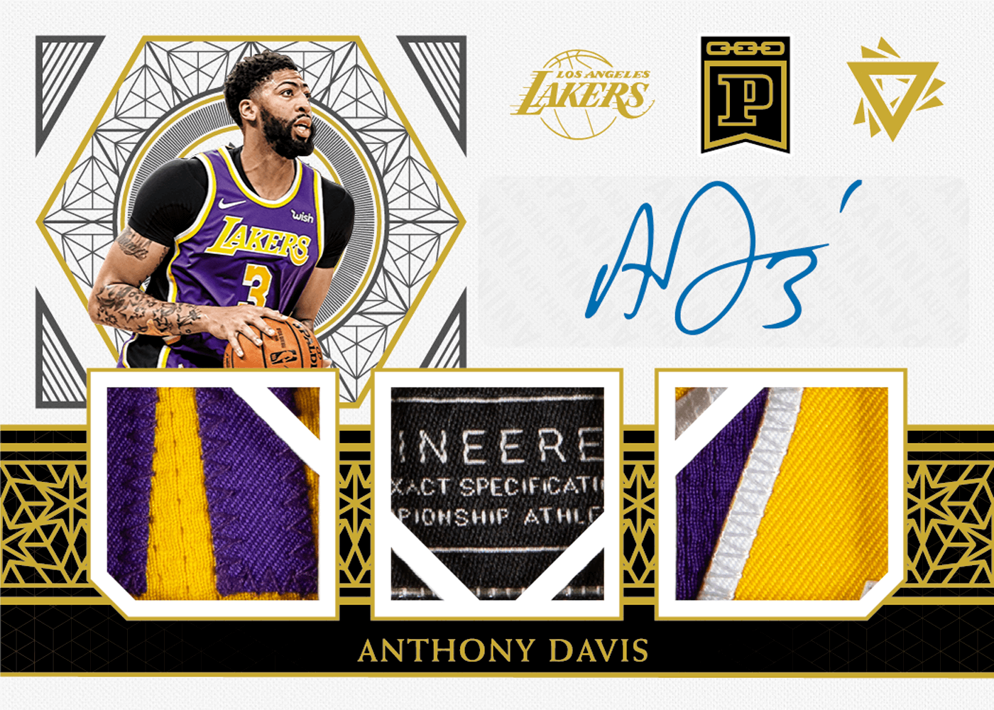 Anthony Davis Autographed 2021-22 Los Angeles Lakers Mixtape