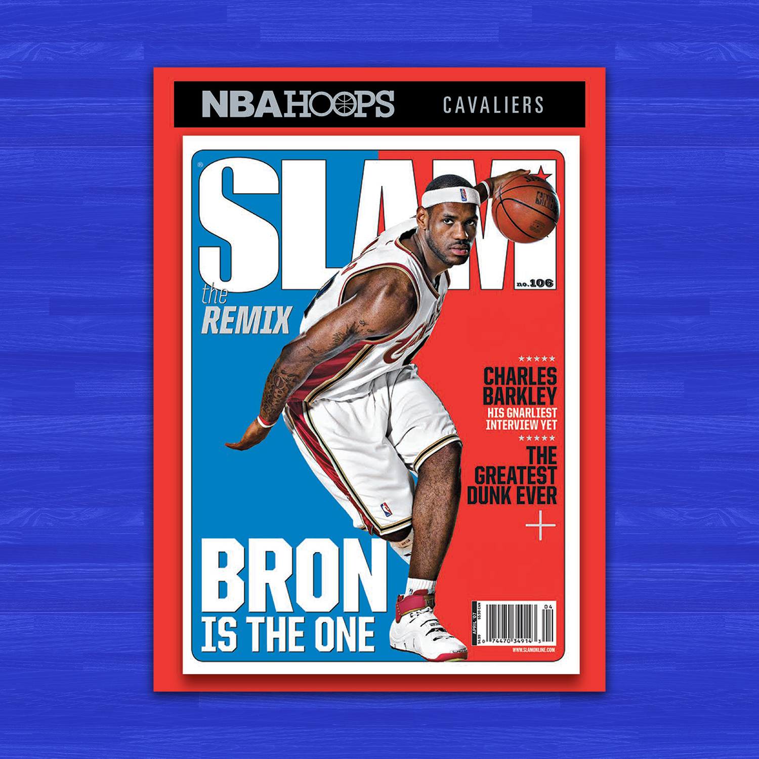 2020-2021 NBA Hoops Allen Iverson Slam Cover
