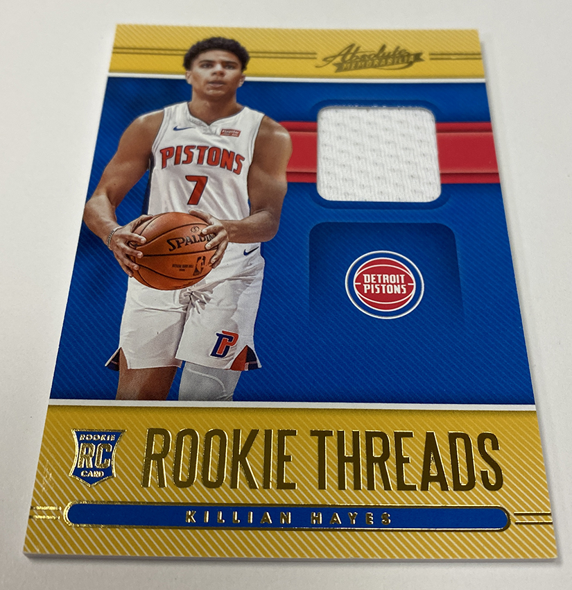 2021 Panini Absolute Rookie Threads Jersey Card of Christian