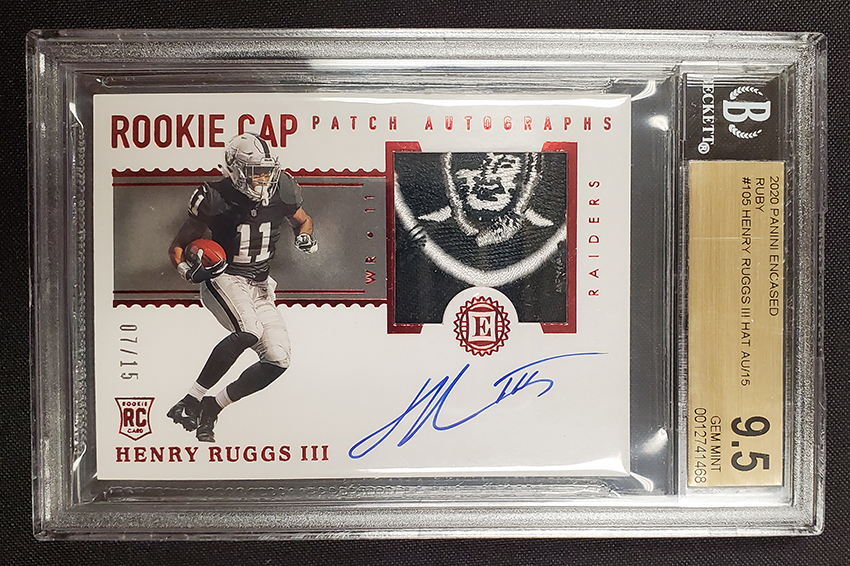 2020 Immaculate Collection Immaculate Dual Jerseys #15 Henry Ruggs III -  /25 - NM-MT - Triple Play Sports Cards