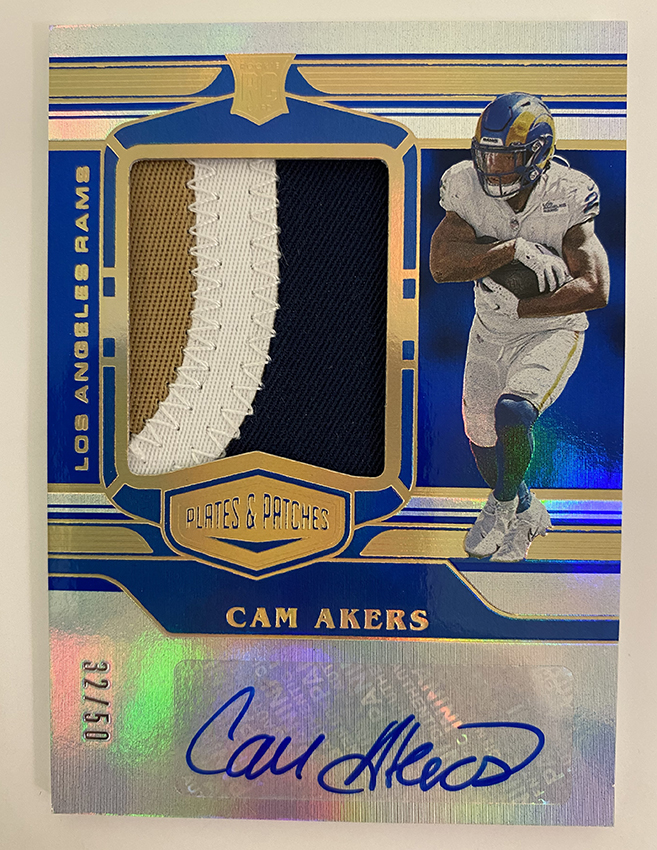 2021 Panini Illusions Highlight Swatches Cam Akers RAMS JERSEY