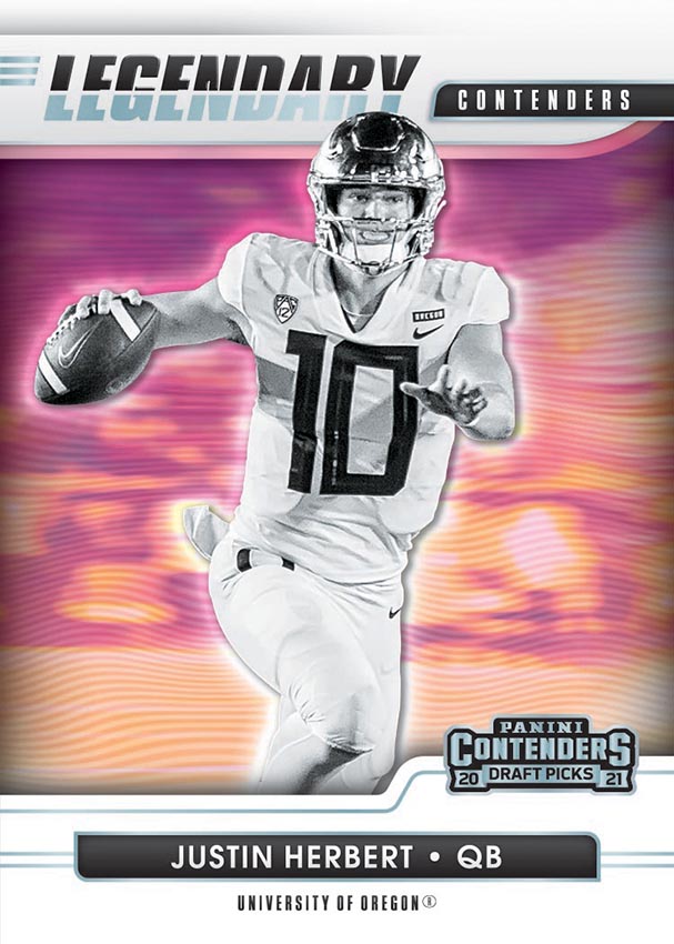 JUSTIN FIELDS DRAFT CLASS 2021 PANINI CONTENDERS DRAFT PICKS