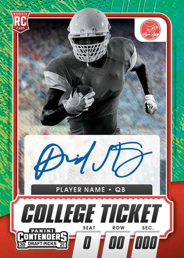 Justin Fields 2021 Panini Contenders Draft Picks Front Row Seats Serie