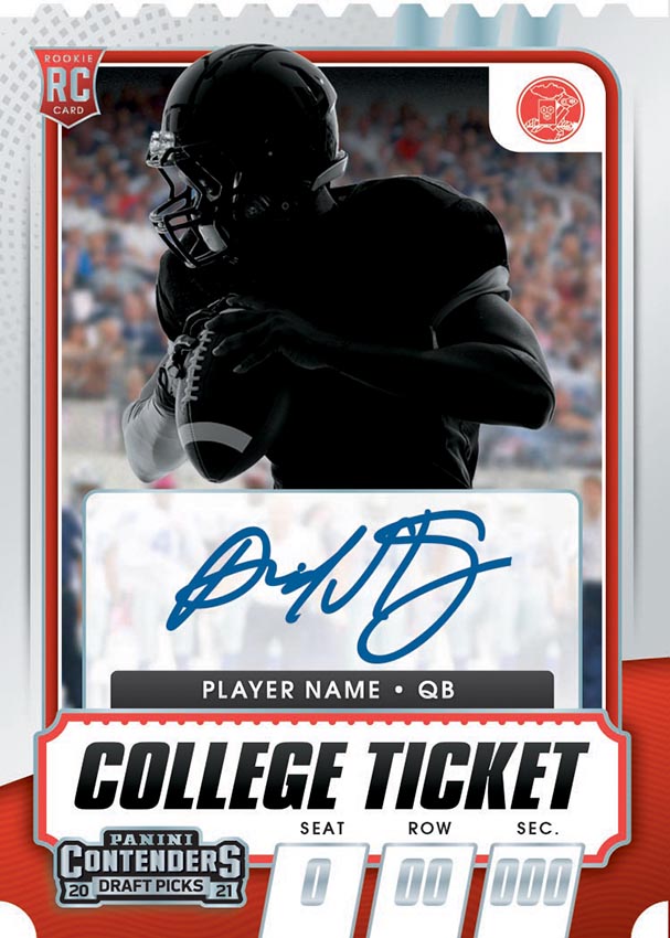 Justin Fields 2021 Panini Contenders Draft Picks Front Row Seats Serie