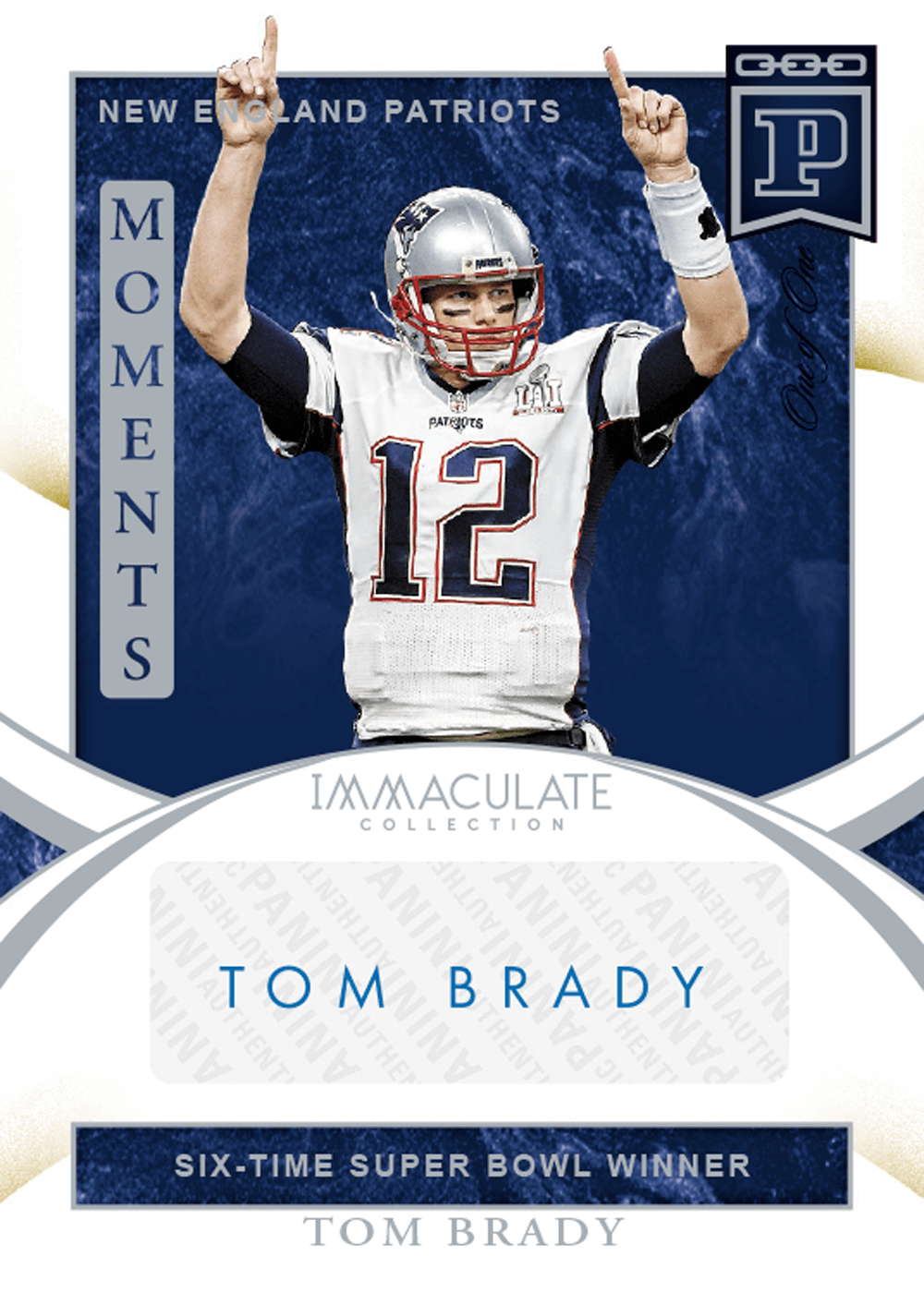 Panini America Appreciates $29,889 Worth of Tom Brady's Football Card  Majesty – The Knight's Lance