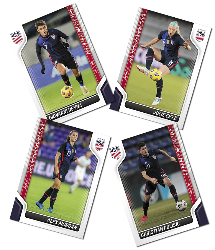 Panini Instant Launches 21 U S Soccer Set Featuring Stars Of The Uswnt And Usmnt The Knight S Lance
