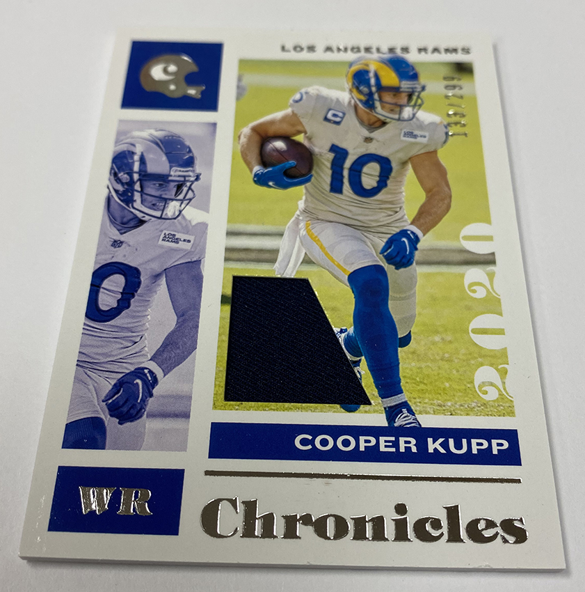 Sold at Auction: November 1, 2020 Cooper Kupp game worn Los