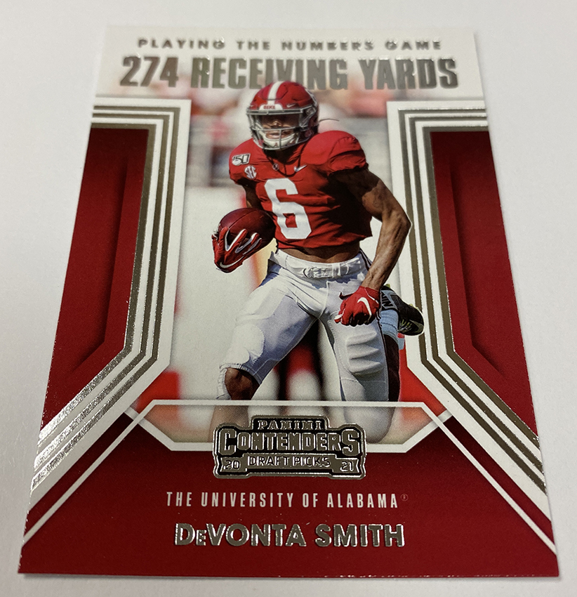 : Devonta Smith 2021 Pro Set DRAFT DAY Short Printed