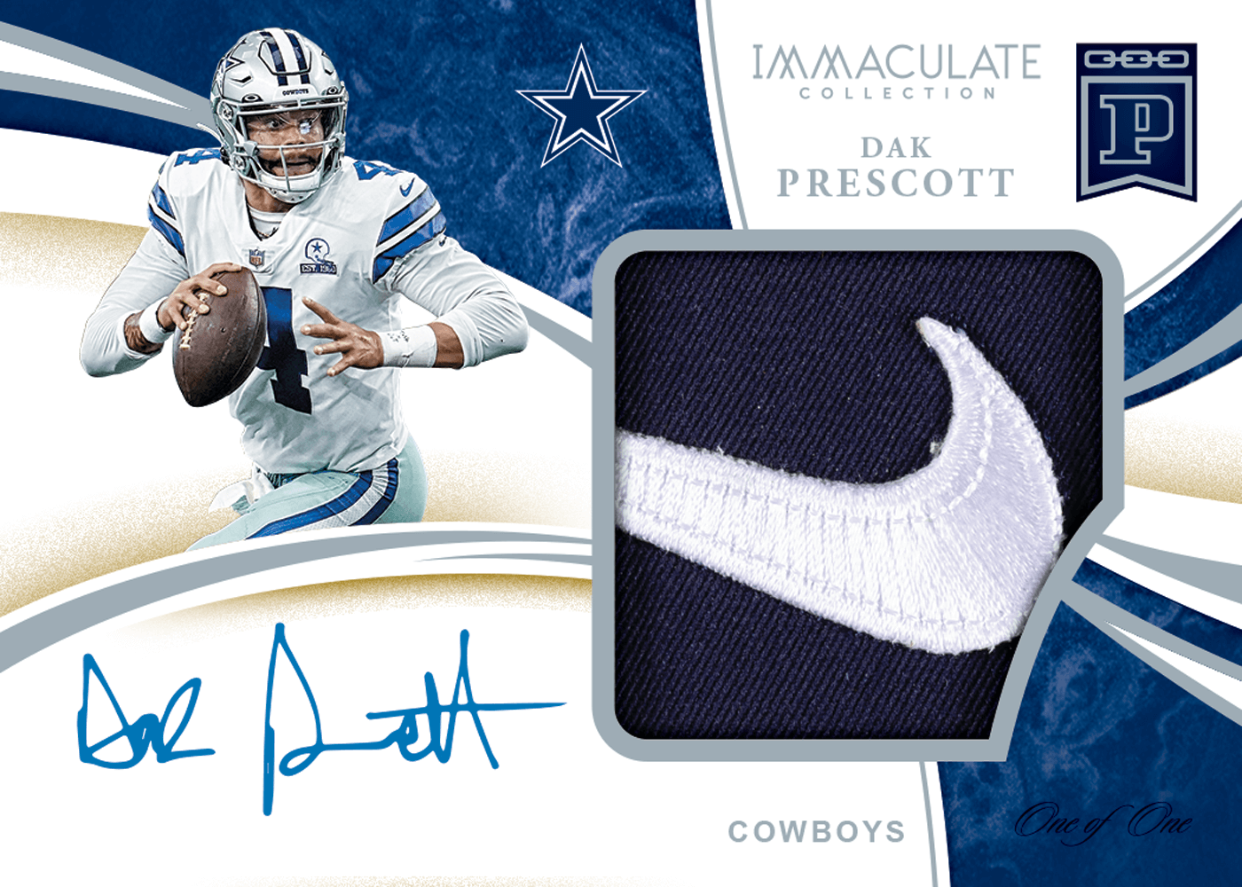 2020 Panini National Treasures Blockchain Dak Prescott 1/1 NFL