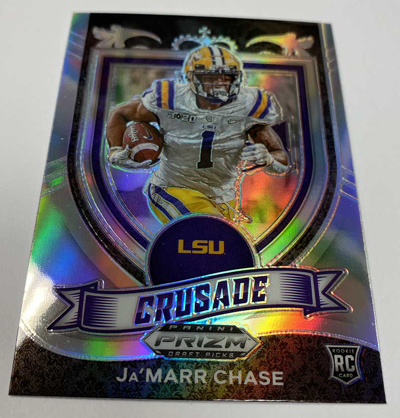 Ja'Marr Chase LSU Tigers Autographed 11 x 14 Diving Spotlight