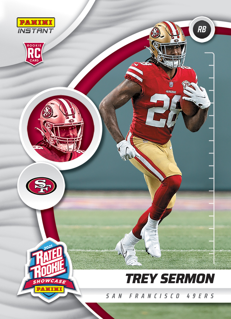 Five NFL rookies' Santa Claus hats hit Panini Instant for limited set