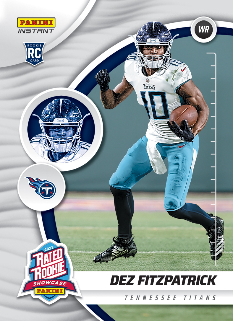 Five NFL rookies' Santa Claus hats hit Panini Instant for limited