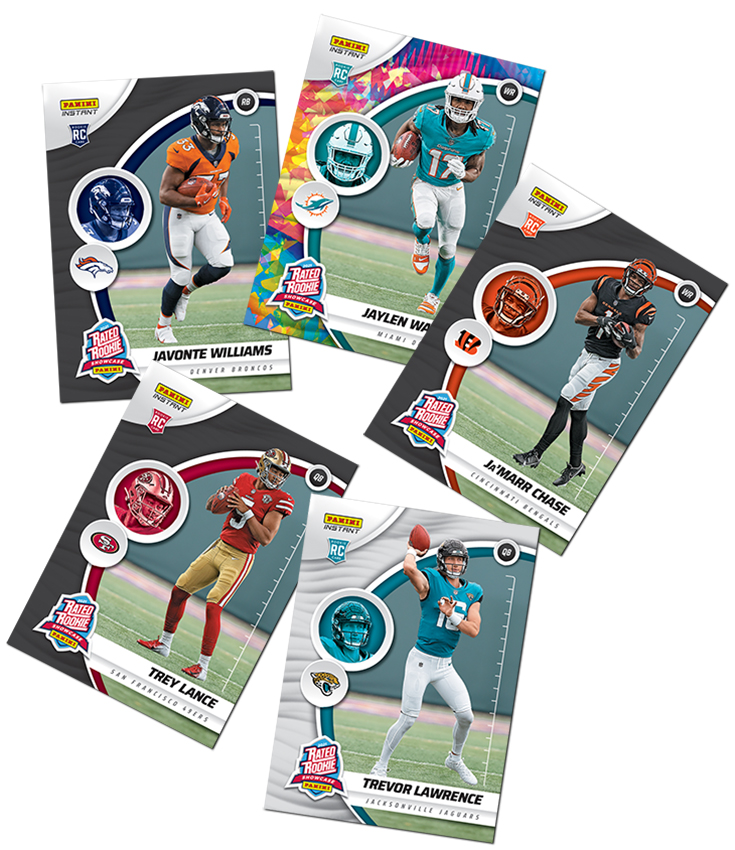 2021 Panini Instant Supernova Football Cards and Rookie Cards