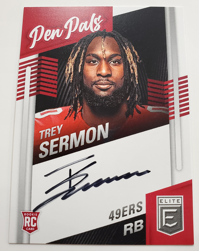 2021 TREY SERMON NFL DRAFT NIGHT PICK NO 88 PANINI INSTANT