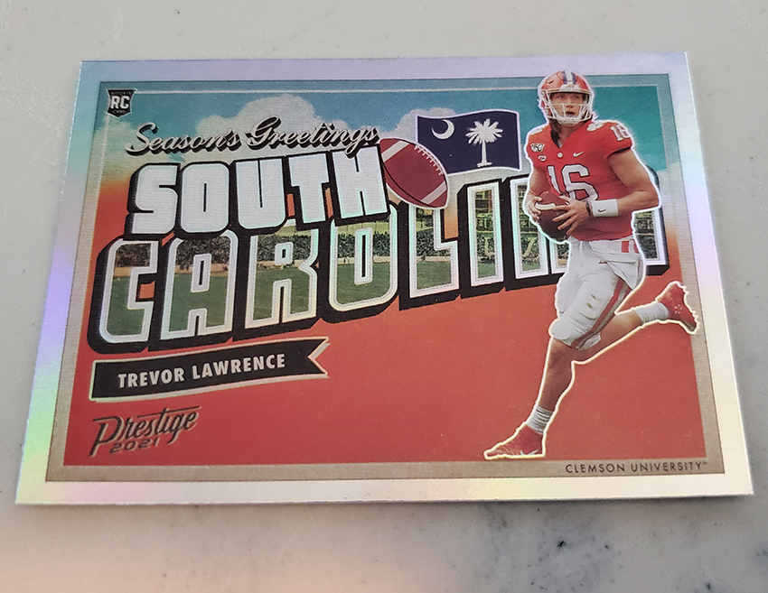 2021 Panini Prestige Football H2 Hobby Hybrid Box (Galaxy