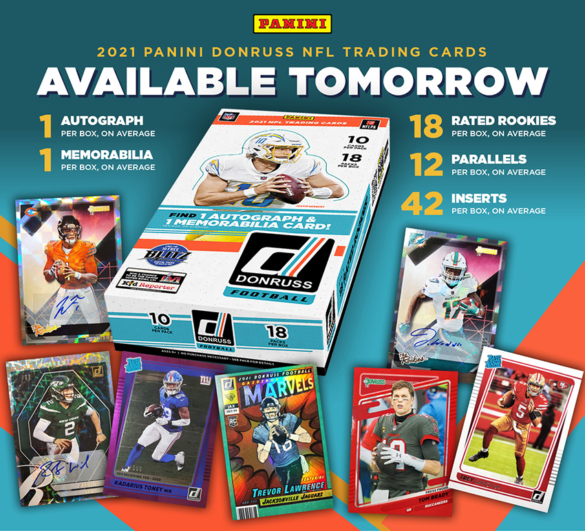 The Panini America Quality Control Gallery & Checklist: 2021 Donruss  Football – The Knight's Lance