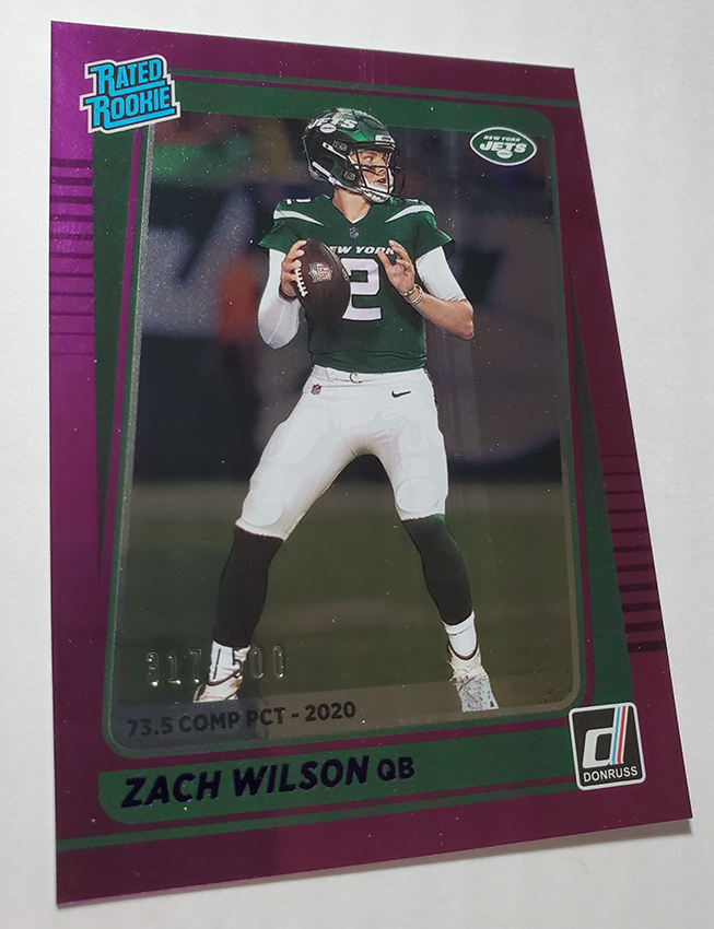 Lids Zach Wilson New York Jets Panini America 2021 NFL Draft Instant Gray  Parallel Trading Card - Limited Edition of 99