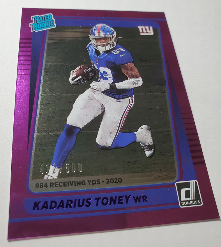 The Panini America Quality Control Gallery & Checklist: 2021 Donruss  Football – The Knight's Lance