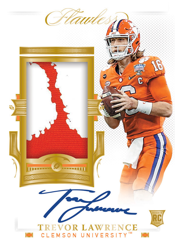 Panini America Delivers a Detailed First Look at 2021 Flawless Collegiate  Football – The Knight's Lance