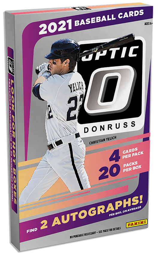 2022 Panini Donruss Optic Baseball Hobby, 12 Box Case