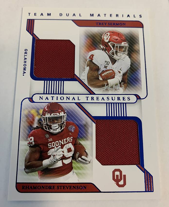 SICK 1/1 & HUGE LOGO PATCH!  2021 Panini National Treasures Collegiate  Football FOTL Hobby Review 