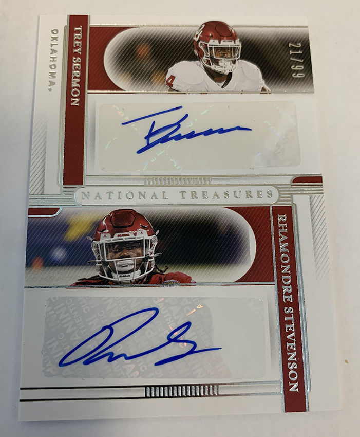 Lot Detail - Dalvin Cook Autographed 2017 Panini National Treasures  Colossal Game Worn Patch Card 1/1